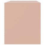 vidaXL Meuble TV rose 67x39x44 cm acier