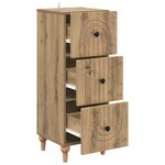 vidaXL Armoire à tiroirs 33 x 34 5 x 90 cm Bois d'ingénierie