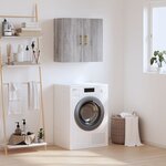 vidaXL Armoire murale sonoma gris 60x31x60 cm bois d'ingénierie
