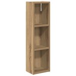 vidaXL Armoire murale de salle de bain Chêne artisan 20 x 14 x 70 cm
