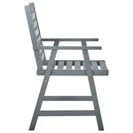 vidaXL Chaises de salle à manger d'extérieur 8 Pièces Gris Bois d'acacia