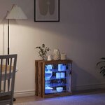 vidaXL Buffet Bois ancien 60.5 x 37 x 67 cm Bois d'ingénierie