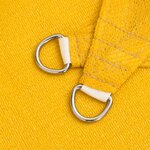 vidaXL Voile d'ombrage 160 g/m² rectangulaire jaune 5x8 m PEHD