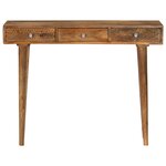 vidaXL Table console Bois de manguier massif 102 x 30 x 79 cm