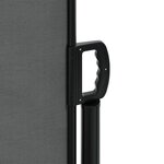 vidaXL Auvent latéral rétractable anthracite 120x1000 cm