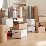Pack and Move - Lot 20 cartons stockage - 58 x 40 x 30 cm - Poignées renforcées - 1 marqueur offert