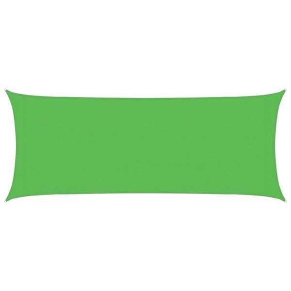 vidaXL Voile d'ombrage 160 g/m² Vert clair 2x5 m PEHD