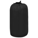 vidaXL Sacs de couchage légers 2 Pièces Noir 15°C 850 g