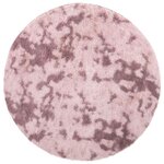 vidaXL Tapis Shaggy à poils longs NAVARRA rose poudré 120x120 cm