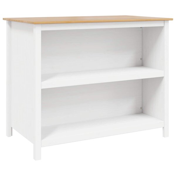 vidaXL Îlots de Cuisine HILL Blanc 112 x 66 x 90 cm Pin massif