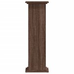 vidaXL Support pour plantes chêne brun 33x33x100 cm bois d'ingénierie
