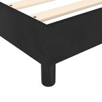 vidaXL Cadre de lit Noir 180 x 200 cm Velours