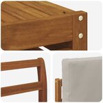 vidaXL Ensemble de canapé d'angle 7 Pièces Gris Naturel et Clair