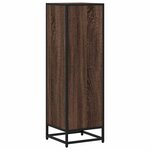 vidaXL Bibliothèque chêne marron 33 5x33x107 5 cm bois d'ingénierie