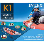 Intex kayak gonflable excursion pro k1 305x91x46 cm