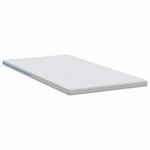 vidaXL Surmatelas Blanc 120 x 200 cm Mousse à mémoire de gel