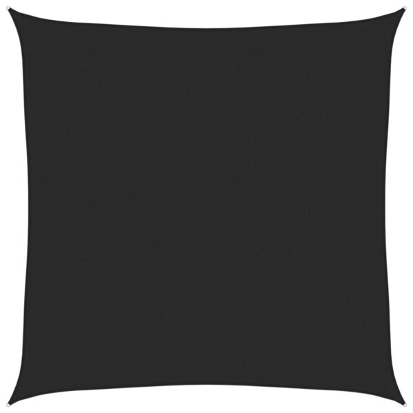 vidaXL Voile d'ombrage 160 g/m² Noir 5x5 m PEHD