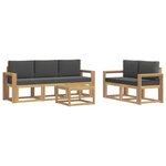 vidaXL Ensemble de canapés d'extérieur 6 pc
