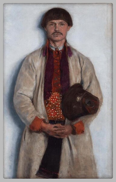 Pièce de monnaie en Argent 500 Francs g 17.50 Millésime 2025 Aleksander Gierymski PEASANT FROM BRONOWICE