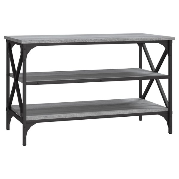 vidaXL Meuble TV Sonoma gris 80x40x50 cm Bois d'ingénierie