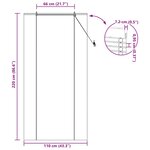 vidaXL Store enrouleur Autre Marron Clair 110 x 220 cm Bambou