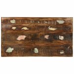 vidaXL Table basse Multicolore 90 x 50 x 35 cm Bois Recyclé Solide
