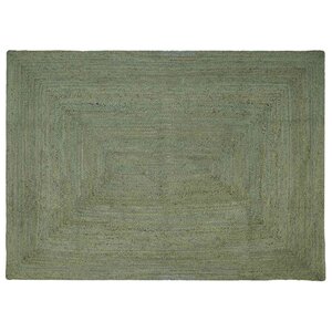 vidaXL Tapis de surface Rectangulaire Vert olive 240 x 340 cm Jute