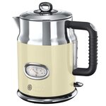 Russell hobbs bouilloire retro crème vintage 2400 w 1 7 l