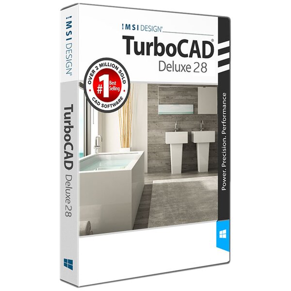 Turbocad deluxe 28 - licence perpétuelle - 1 poste - a télécharger
