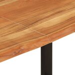 vidaXL Table de salle à manger 180x90x76 cm Bois d'acacia massif