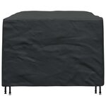 vidaXL Housse pour mobilier d'extérieur Noir 180 x 120 x 74 cm 600D