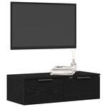 vidaXL Meuble mural Chêne noir 68 x 30 x 20 cm Bois d'ingénierie