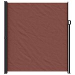 vidaXL Auvent latéral rétractable marron 220x500 cm