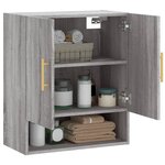 vidaXL Armoire murale sonoma gris 60x31x70 cm bois d'ingénierie