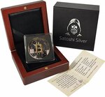 Pièce de monnaie en Argent 1000 Satoshi g 21 Millésime Satoshi SHARK