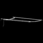 Store manuel rétractable vidaXL avec LED vert et blanc 450x300 cm
