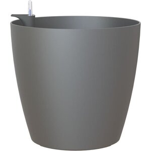 ARTEVASI - Pot san remo mate 36cm auto-arrosage anthracite 36 x 36 x h33,5 cm - 1,44l