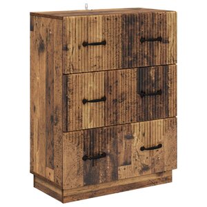 vidaXL Armoire à tiroirs Bois ancien 66 x 34 5 x 87 cm