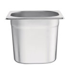 Bac gastro inox gn 1/6 150 mm - vogue -  - acier inoxydable2 2 176x150x162mm