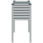 vidaXL Jardinière de jardin 100 x 45 x 90 cm Acier galvanisé