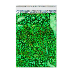 Lot de 20 sachet alu holographique vert 324x229 mm (c4)