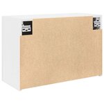 vidaXL Armoire murale de bain blanc 60x25x40 cm bois d'ingénierie