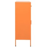 vidaXL Armoire de rangement Orange 80x35x101 5 cm Acier