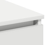 Meuble TV vidaXL avec LED Blanc 180x38x49 cm en Bois d'ingénierie