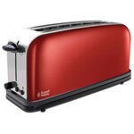 Russell hobbs grille-pain fente longue colours plus rouge flamme 1000w