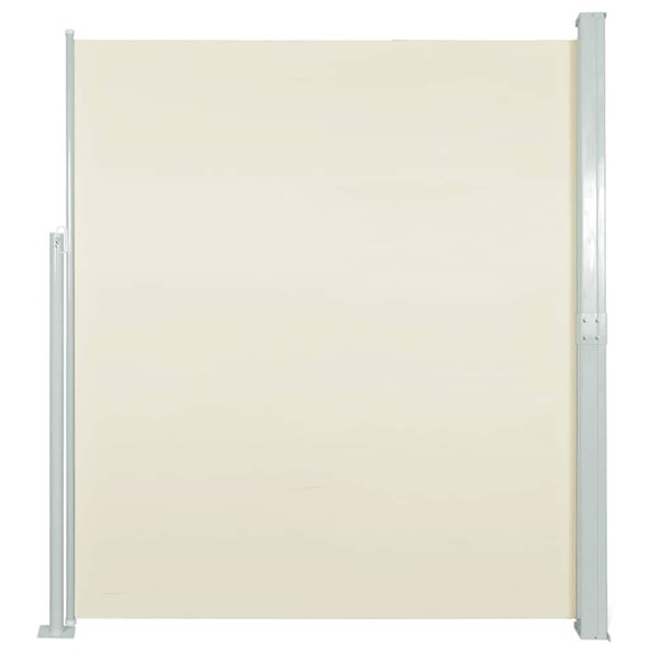 vidaXL Auvent latéral rétractable 140 x 300 cm Blanc cassé