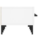 vidaXL Meuble TV blanc 150x36x30 cm bois d'ingénierie