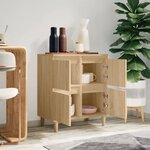 vidaXL Buffet Chêne sonoma 60x35x70 cm Bois d'ingénierie