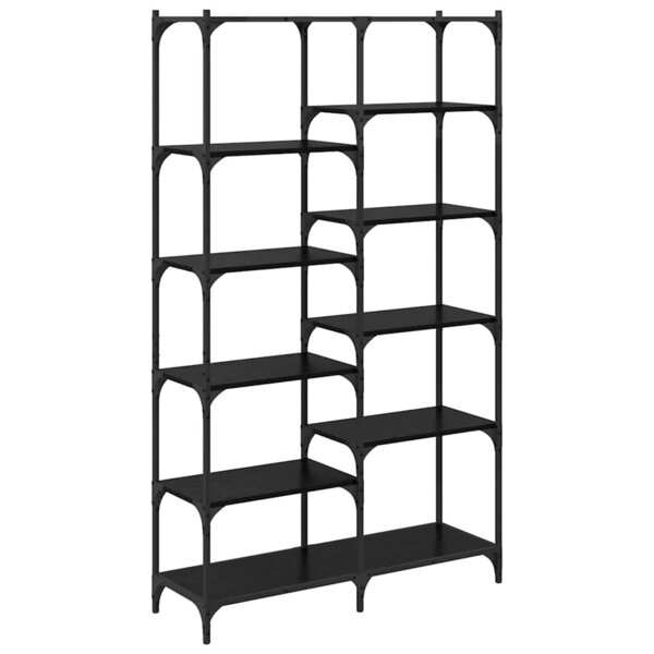 vidaXL Étagère Chêne noir 100 x 32 x 170 cm Bois d'ingénierie