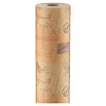 Papier cadeau kraft imprimé voyage 70 cm x 100 m